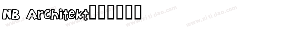 NB Architekt字体转换
